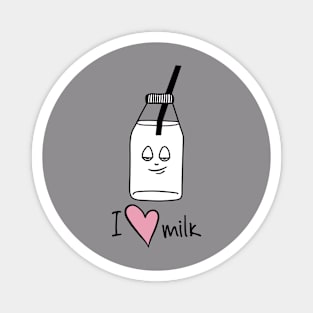 Cartoon bottle of milk Magnet